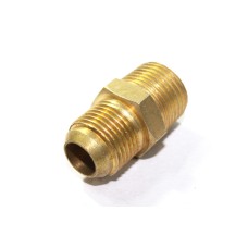 Brass Flare Nipple Hex Adapter NPT Male Connector Compression Fittings.